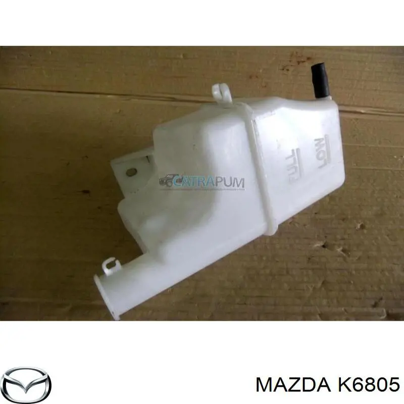 K6805 Mazda Proteção de motor dianteira