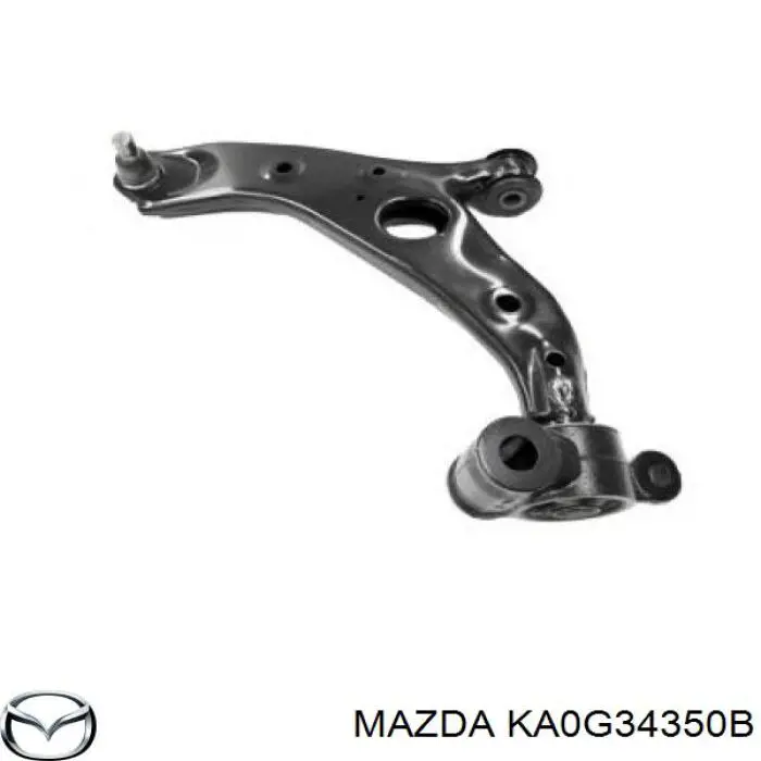 KA0G34350B Mazda Braço oscilante inferior esquerdo de suspensão dianteira