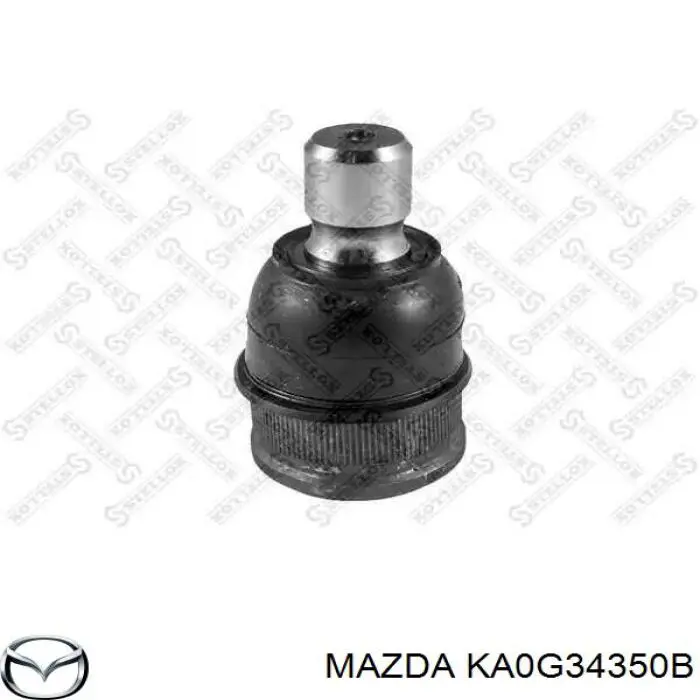 Compre KA0G34350B Mazda Braço oscilante inferior esquerdo de suspensão dianteira