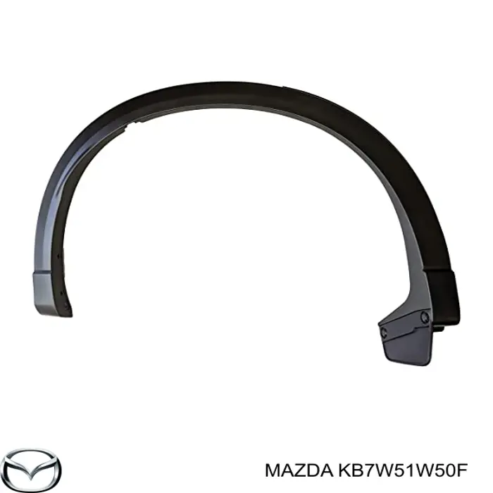 Expansor direito (placa sobreposta) de arco do pára-lama traseiro PMZ01007MBR Signeda