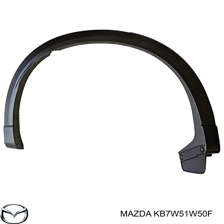 Expansor direito (placa sobreposta) de arco do pára-lama traseiro Mazda KB7W51W50F preço, a partir de 72,41 USD
