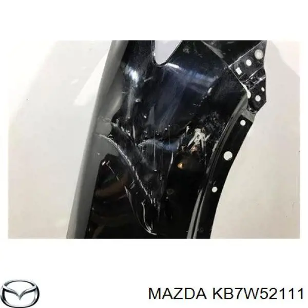 Pára-lama dianteiro direito KB7W52111 Mazda