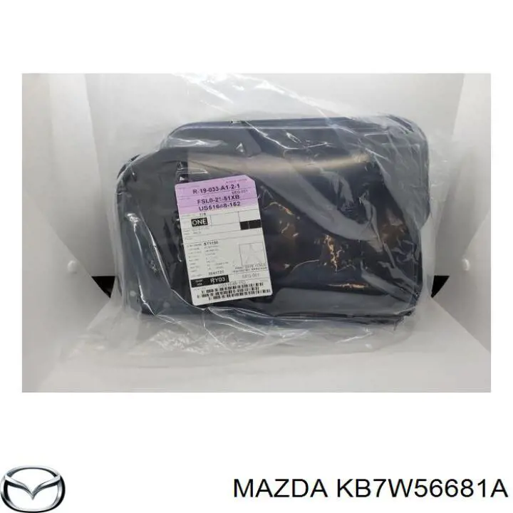 Isolamento de ruído da capota KB7W56681A Mazda