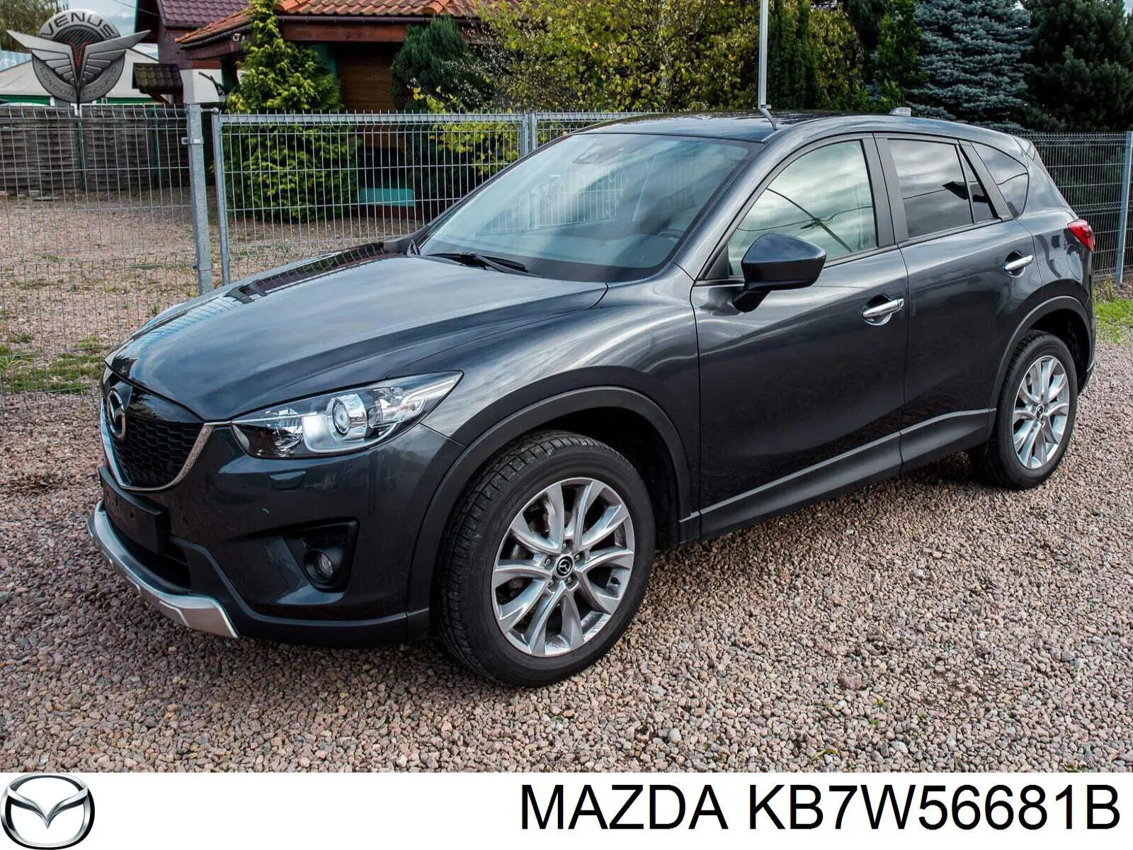 KB7W56681B Mazda Isolamento de ruído da capota