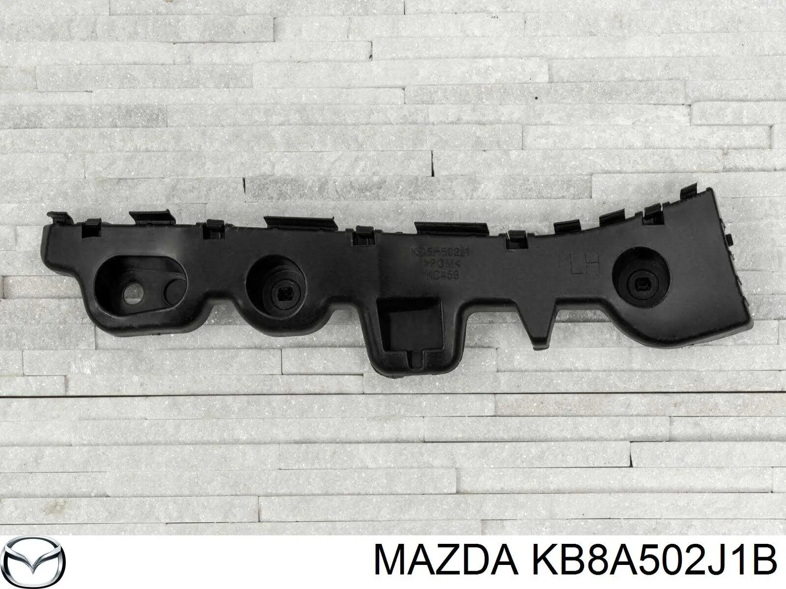KB8A502J1B Mazda Guia esquerda do pára-choque traseiro