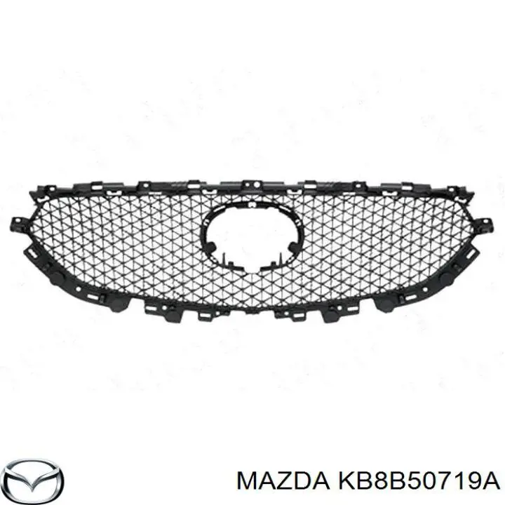 Grelha do radiador KB8B50719A Mazda