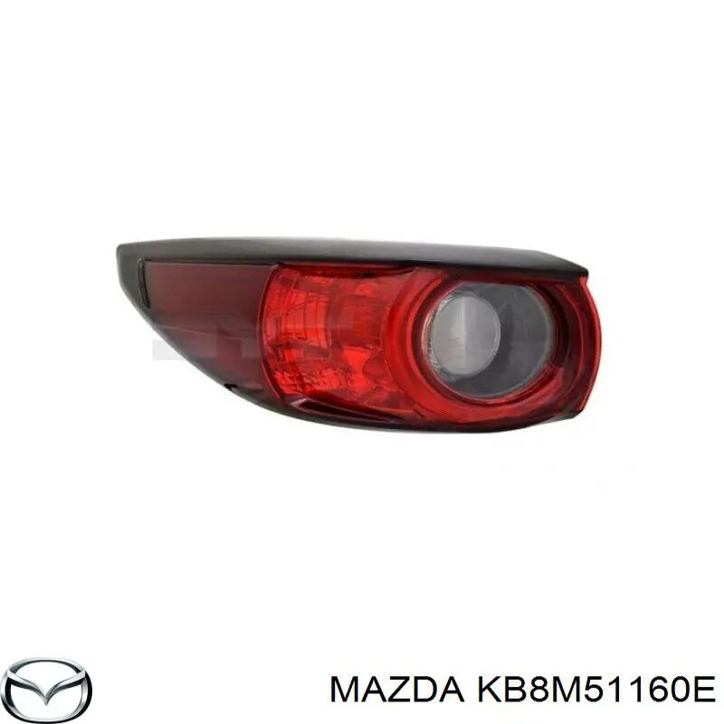 KB8M51160F Mazda Lanterna traseira esquerda externa