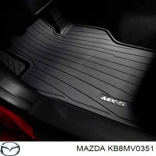 KB8MV0351 Mazda Tapetes dianteiros + traseiros, kit