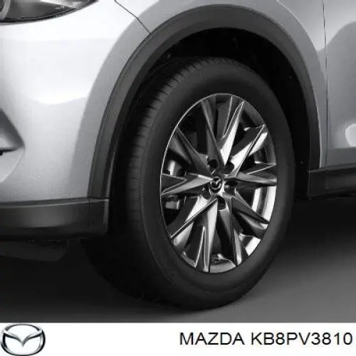 KB8PV3810 Mazda Discos de roda de aleação ligeira (de aleação ligeira, de titânio)