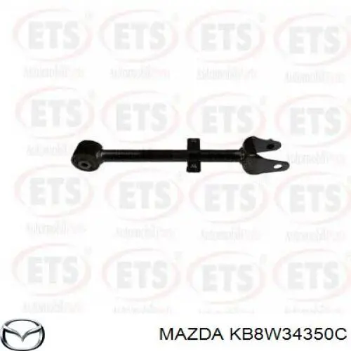 Braço oscilante inferior esquerdo de suspensão dianteira KB7W34350C Mazda