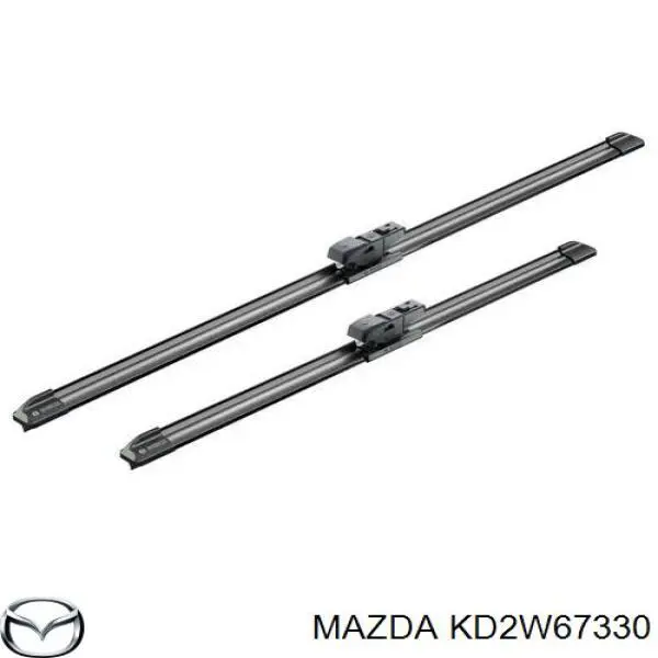 Compre KD2W67330 Mazda Limpa-pára-brisas do pára-brisas de passageiro