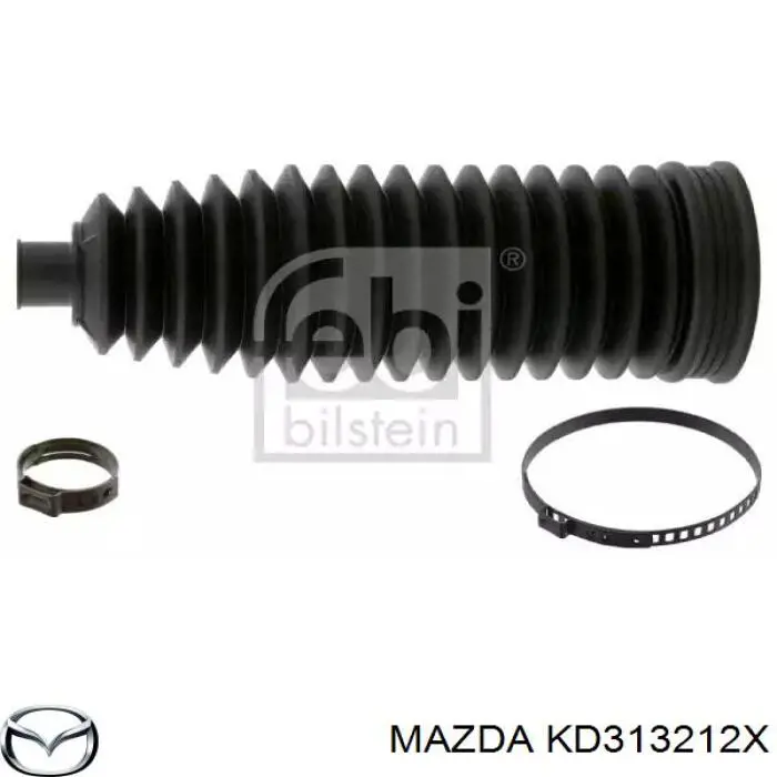 Compre KD313212X Mazda Bota de proteção do mecanismo de direção (de cremalheira)