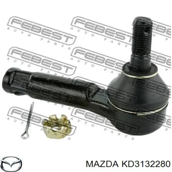 Compre KD3132280 Mazda Ponta externa da barra de direção