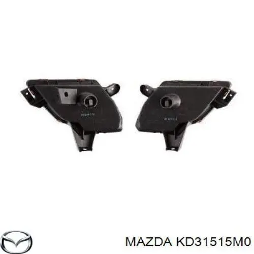 Retrorrefletor (refletor) do pára-choque traseiro esquerdo Mazda KD31515M0 preço, a partir de 48,67 USD
