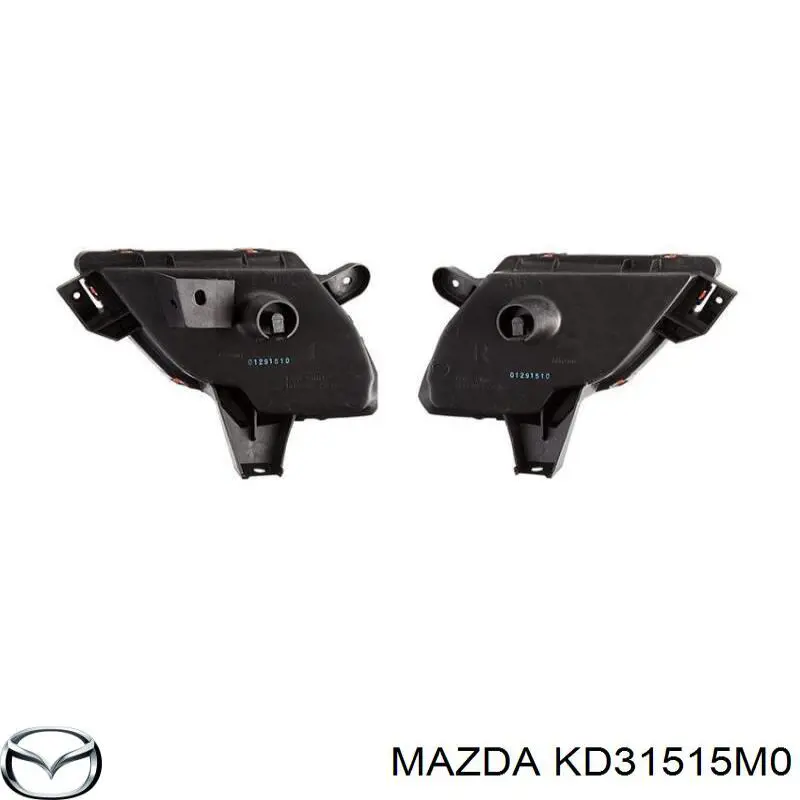 Compre KD31515M0 Mazda Retrorrefletor (refletor) do pára-choque traseiro esquerdo