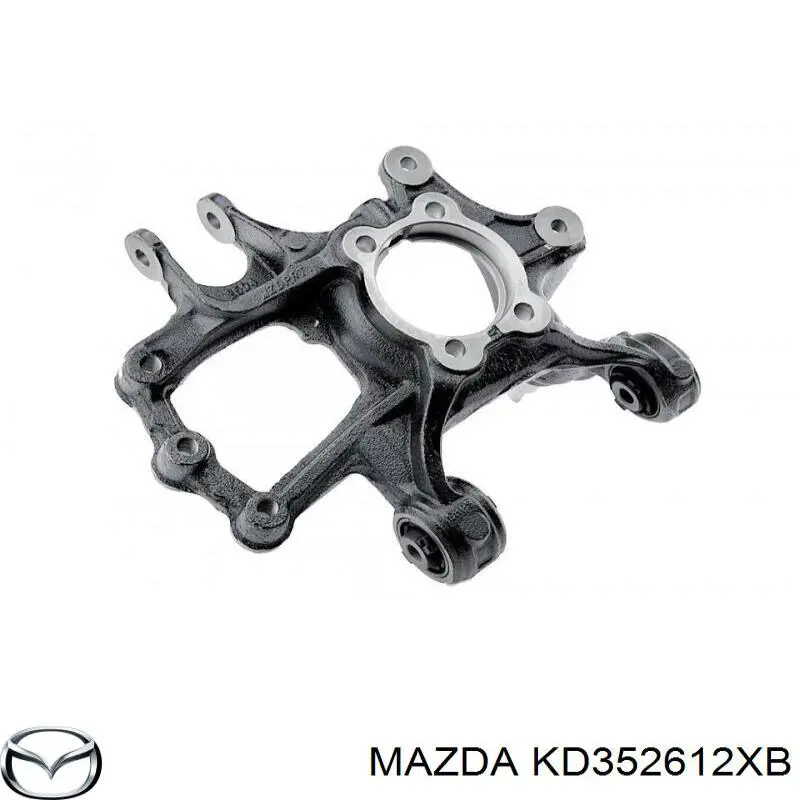 KD352612XB Mazda Pino moente (extremidade do eixo) traseiro esquerdo