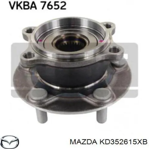 KD352615XB Mazda Cubo traseiro