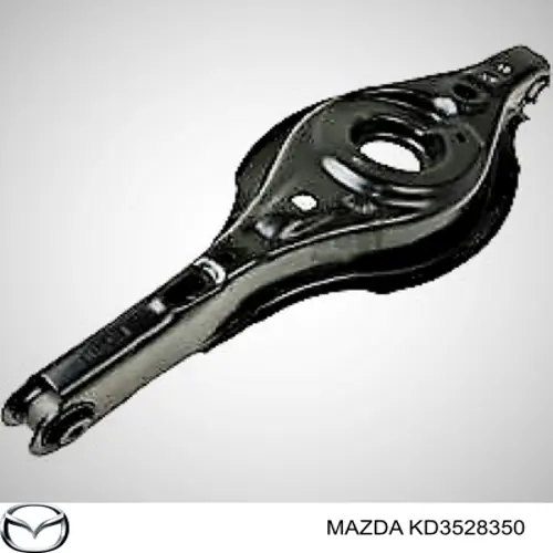 Compre KD3528350 Mazda Braço oscilante inferior esquerdo de suspensão traseira