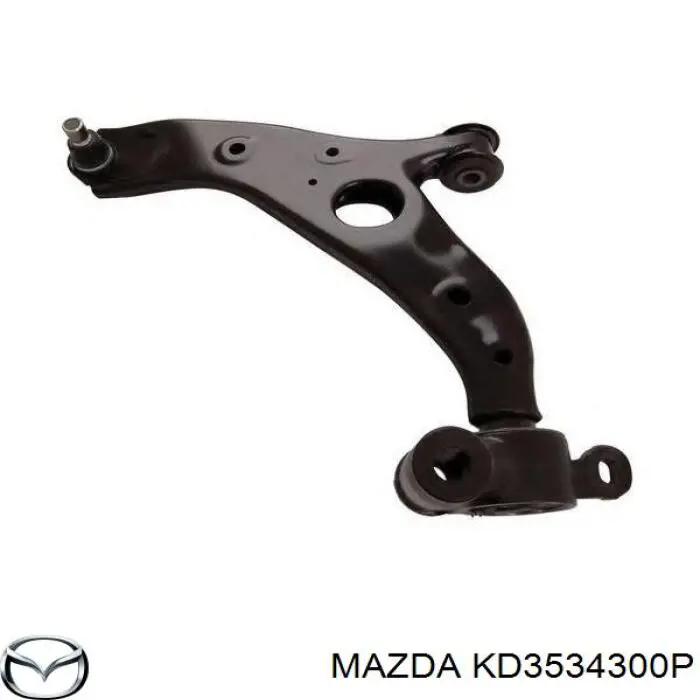 KD3534300P Mazda Braço oscilante inferior direito de suspensão dianteira