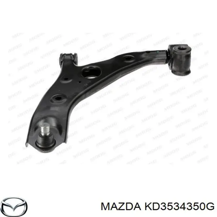 KD3534350G Mazda Braço oscilante inferior esquerdo de suspensão dianteira