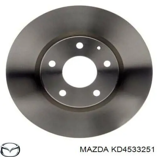 KD4533251 Mazda Disco do freio dianteiro