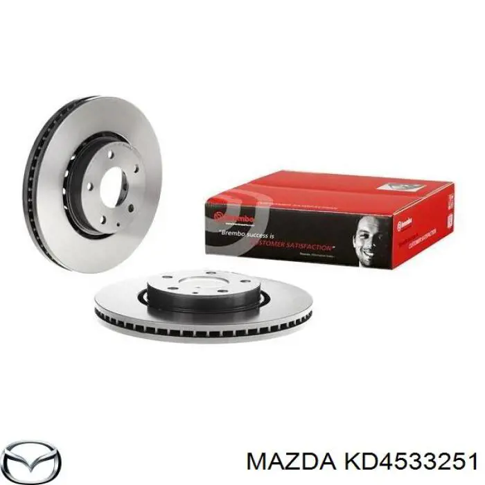 Disco do freio dianteiro Mazda KD4533251 preço, a partir de 104,04 USD