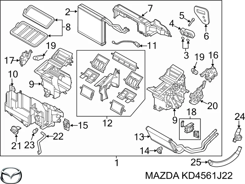 KD4561J22 Mazda 