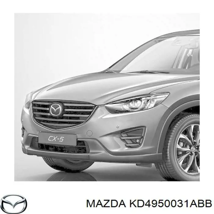Pára-choque dianteiro Mazda KD4950031ABB preço, a partir de 818,93 USD