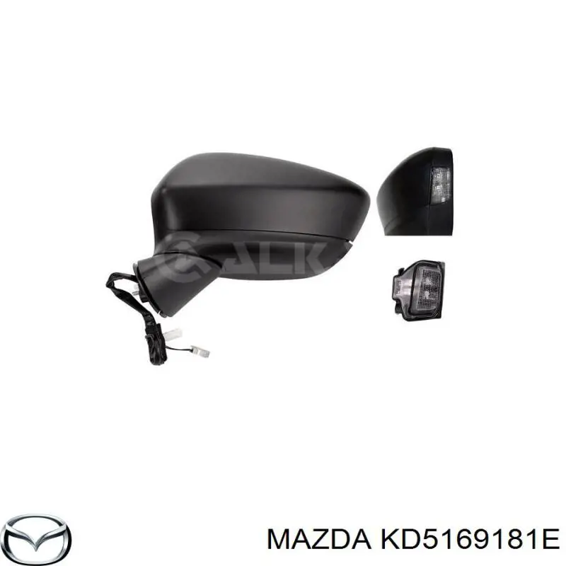 Espelho de retrovisão esquerdo Mazda KD5169181E preço, a partir de 283,81 USD