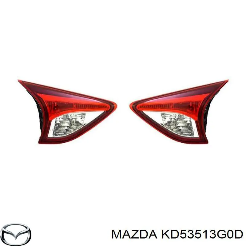 Lanterna traseira esquerda interna Mazda KD53513G0B preço, a partir de 84,17 USD
