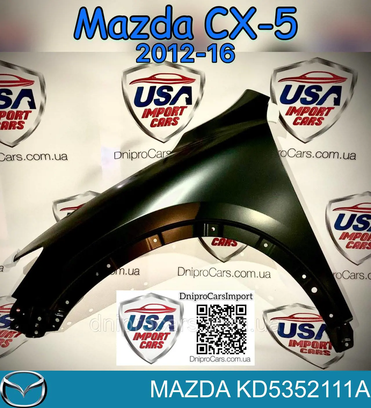 KD5352111A Mazda Pára-lama dianteiro direito