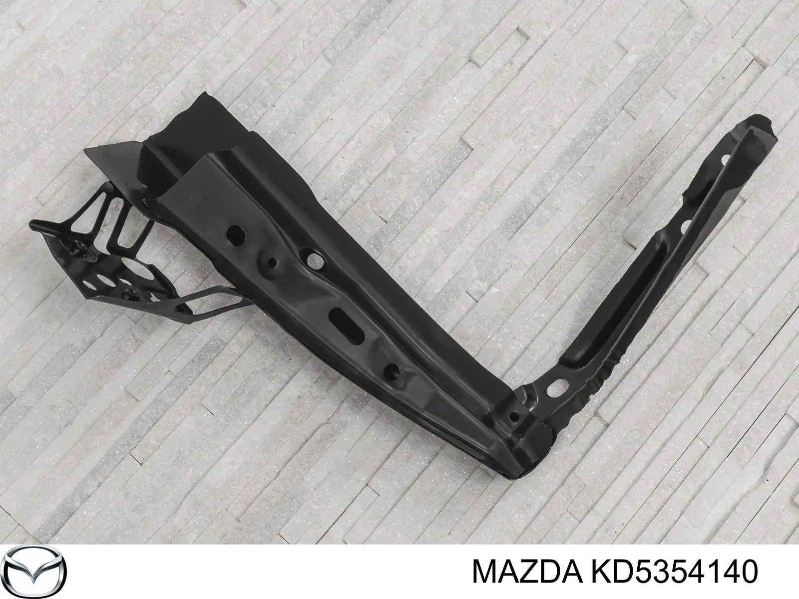 Suporte esquerdo do radiador (painel de montagem de fixação das luzes) Mazda KD5354140 preço, a partir de 63,51 USD