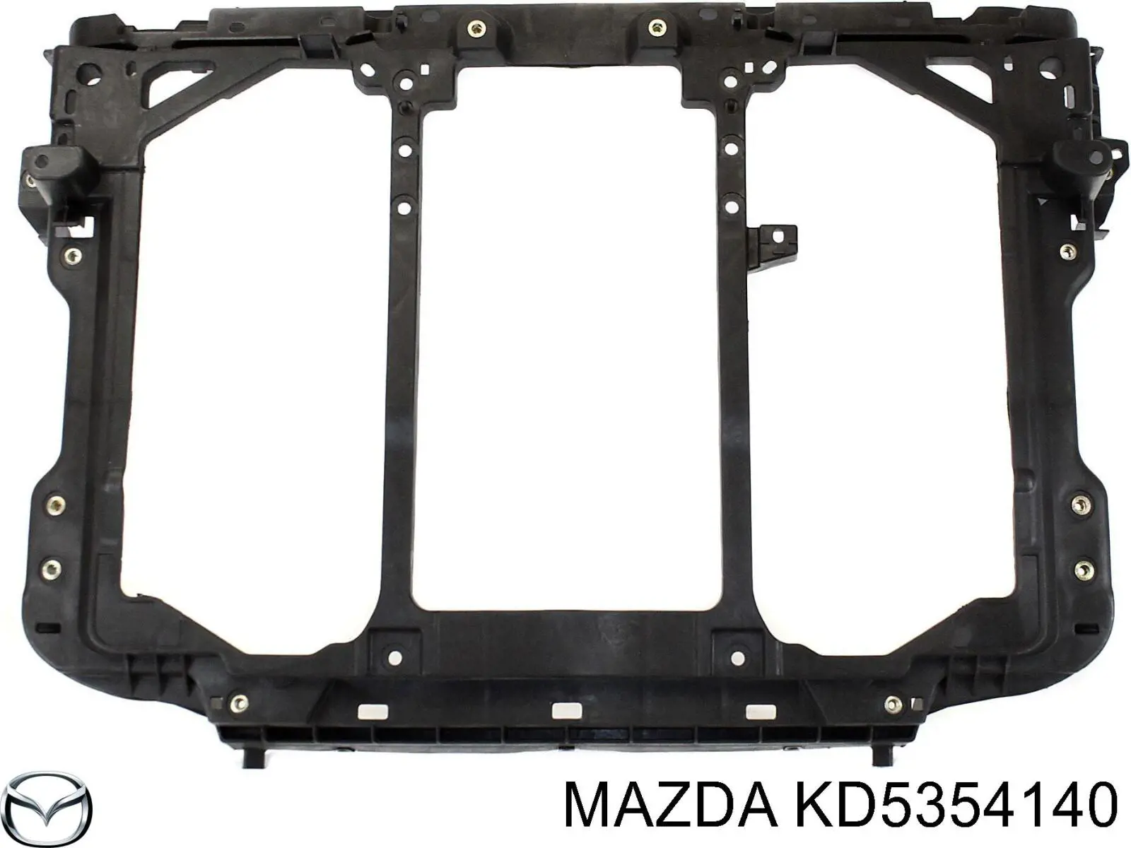 KD5354140 Mazda Suporte esquerdo do radiador (painel de montagem de fixação das luzes)