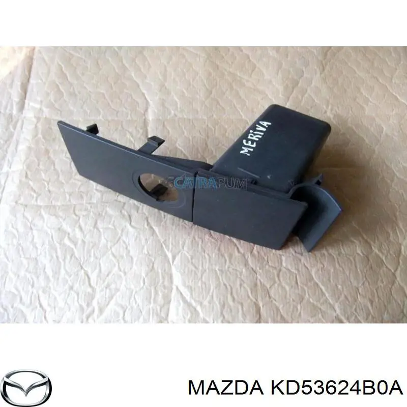 KD53624B0A Mazda Botão de acionamento do fecho de tampa de porta-malas (de 3ª/5ª porta (de tampa de alcapão)