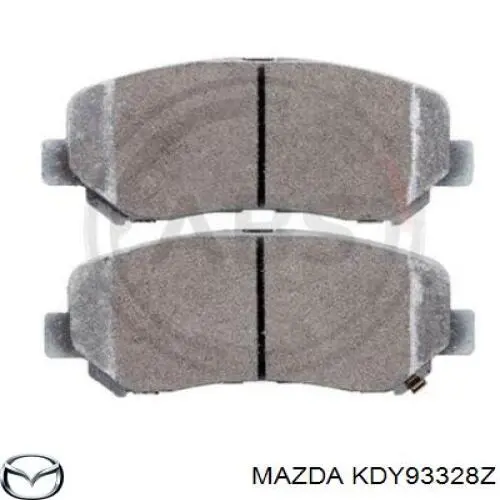 KDY93328Z Mazda Sapatas do freio dianteiras de disco