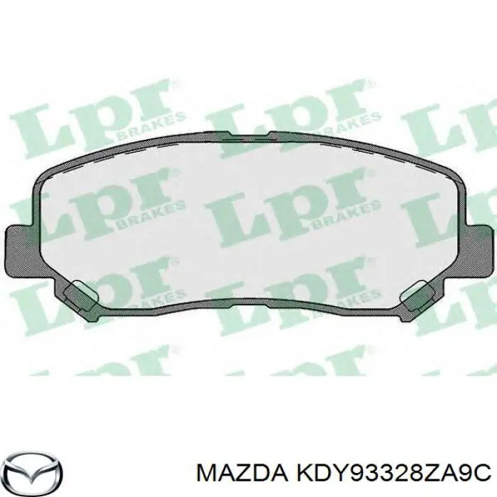 Compre KDY93328ZA9C Mazda Sapatas do freio dianteiras de disco