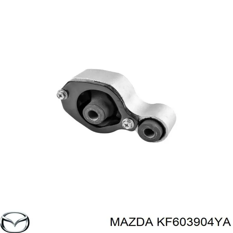 KF603904Y Mazda Coxim (suporte) traseiro de motor
