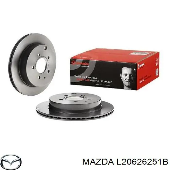 Disco do freio traseiro Mazda L20626251B preço, a partir de 77,35 USD