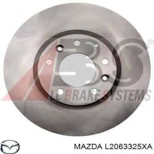 L2063325XA Mazda Disco do freio dianteiro