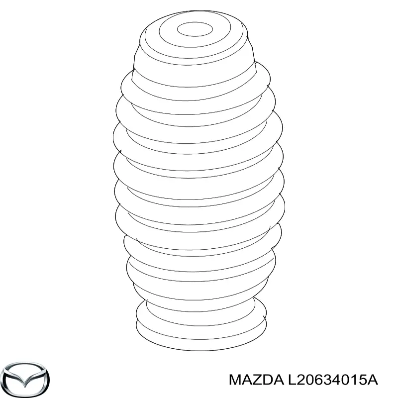 Bota de proteção de amortecedor dianteiro Mazda L20634015A preço, a partir de 9,37 USD