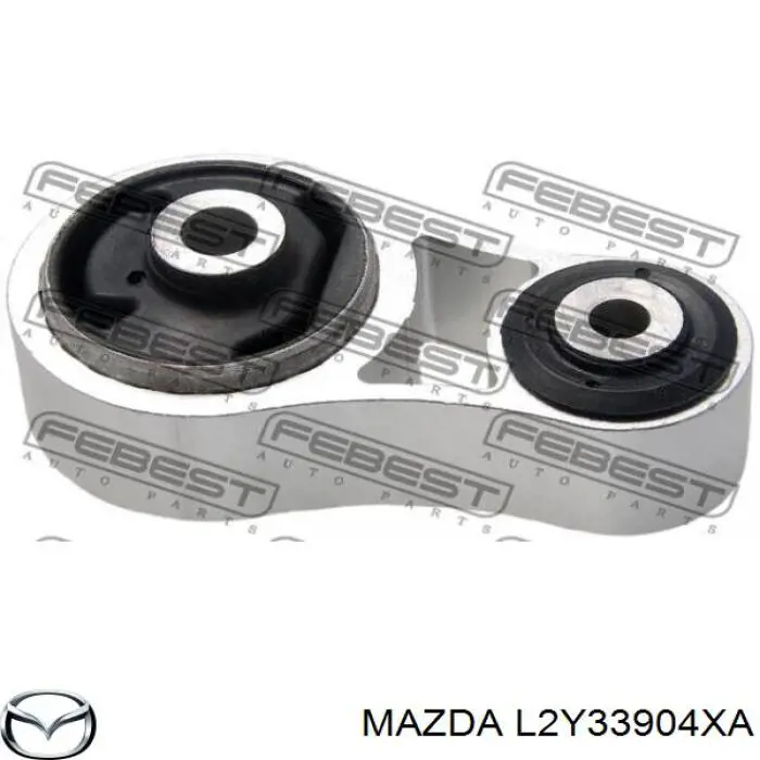 L2Y33904XA Mazda Coxim (suporte) traseiro de motor