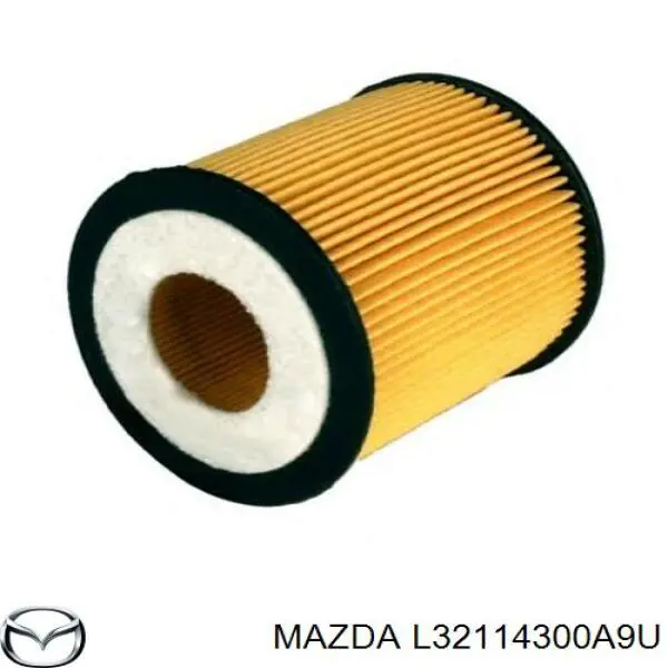 L32114300A9U Mazda Tampa do filtro de óleo