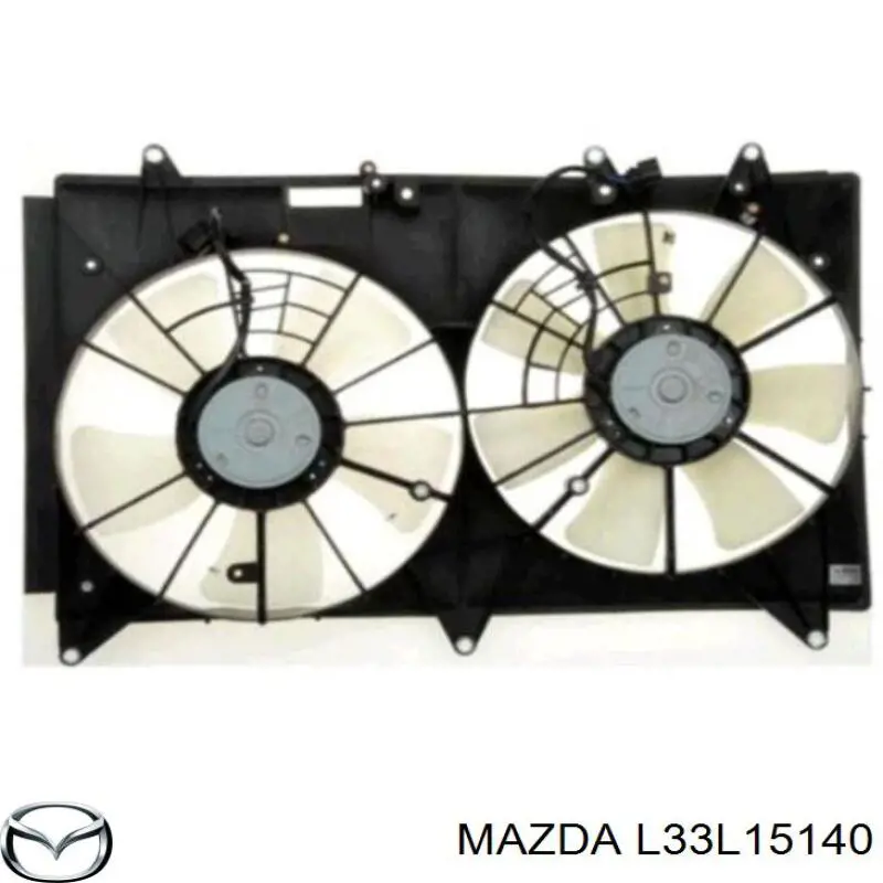 Ventilador (roda de aletas) do radiador de esfriamento esquerdo Mazda L33L15140 preço, a partir de  USD