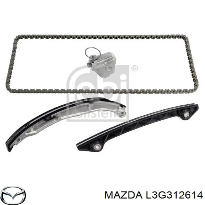 L3G312614 Mazda Amortecedor de cadeia do mecanismo de distribuição de gás, esquerdo