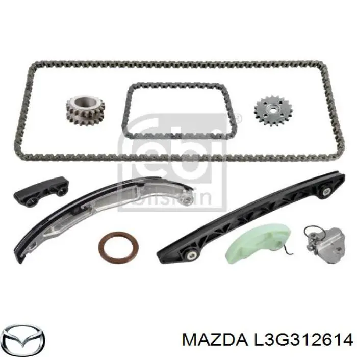 Amortecedor de cadeia do mecanismo de distribuição de gás, esquerdo Mazda L3G312614 preço, a partir de 44,17 USD