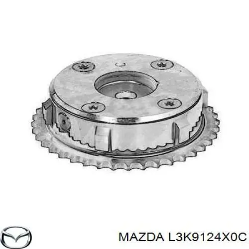 Compre L3K9124X0C Mazda Engrenagem de cadeia de roda dentada da árvore distribuidora esquerda de motor