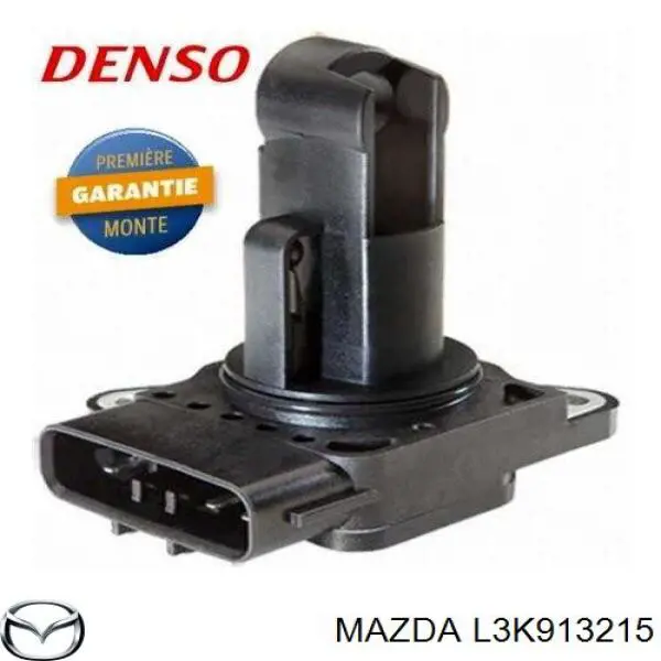 Sensor de fluxo (consumo) de ar, medidor de consumo M.A.F. - (Mass Airflow) Mazda L3K913215 preço, a partir de 57,99 USD