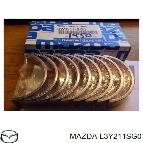 L3Y211SGO Mazda Folhas inseridas principais de cambota, kit, padrão (STD)