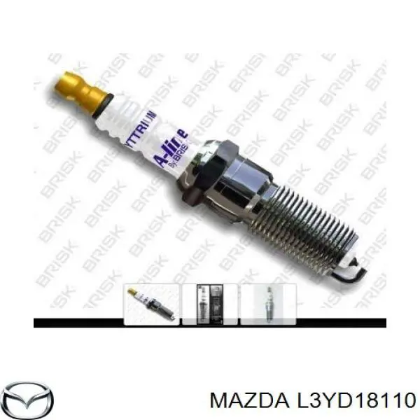 Vela de ignição L3YD18110 Mazda