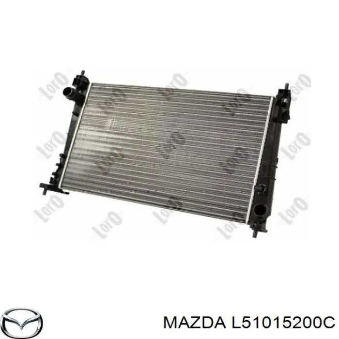 Compre L51015200C Mazda Radiador de esfriamento de motor
